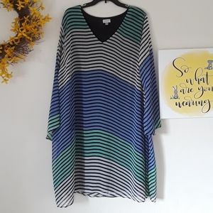 Avenue Blue/Green/Black Dress